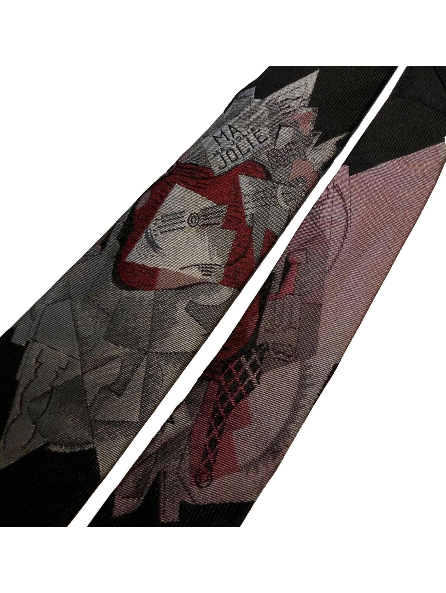 Mid Century 1960s Pablo Picasso Tie Paris Signed Special Design Ma Jolie 1923